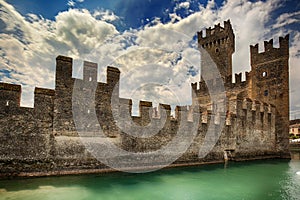 Castle in Sirmione, Italy