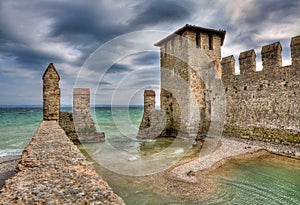 Castle of Sirmione, Italy. photo
