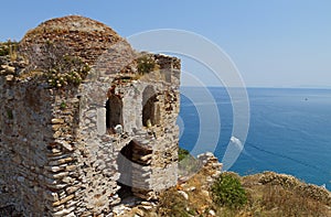 Castle of Skiathos island in Greece