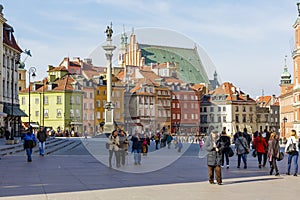 Castle Square and Statue of King Zygmunt III Waza