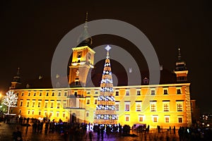 Castle Square view at night