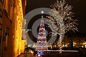 Castle Square view at night