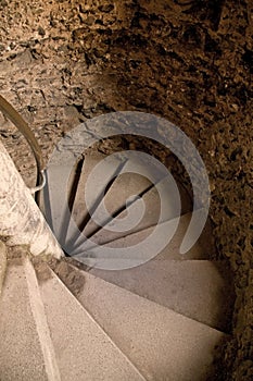 Castle stairwell