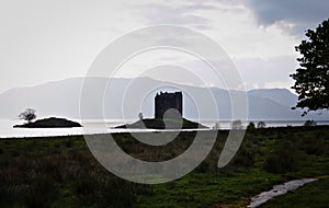 Castle Stalker in the evening - I -Scotland