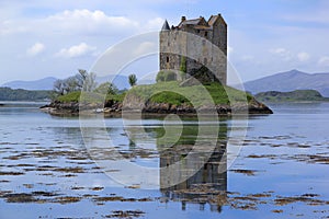 Castle stalker loch linnhe landscape scotland