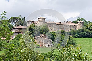 Castle of Statto. Travo.Emilia-Romagna. Italy.