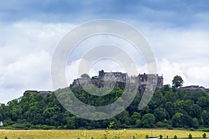 Castle Stirling on Castle Hill in Scotland