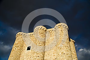 Castle with Storm Clouds