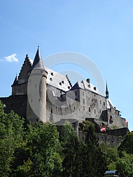 Castle in the surrounding of Viand in Luxembourg