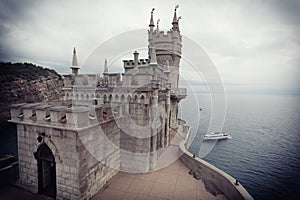 Castle the Swallow's nest in the Crimea