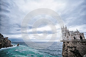 Castle Swallow`s Nest in Crimea