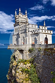 Castle Swallow'S Nest Near Yalta In Crimea