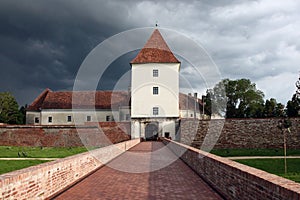 Castle in SÃÂ¡rvÃÂ¡r (Sarvar), Hungary