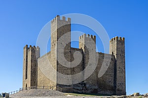 Castle of Sádaba in the autonomous community of Aragon, Spain