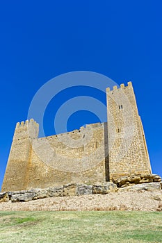 Castle of Sádaba in the autonomous community of Aragon, Spain