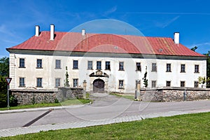 castle, T.G. Masaryk square, Rokytnice v OrlickÃ½ch horÃ¡ch town, East Bohemia, Czech republic