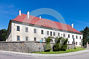 Castle, T.G. Masaryk square, Rokytnice v OrlickÃ½ch horÃ¡ch town, East Bohemia, Czech republic
