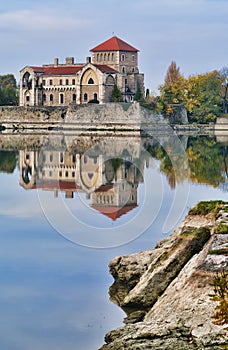 The castle in Tata, Hungary. photo