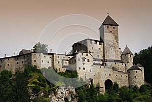 Castle Taufers in Campo Tures, Valle Aurina.