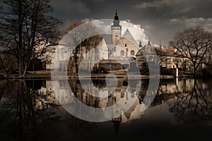 Castle in Telc, South Bohemia, Czech Republic