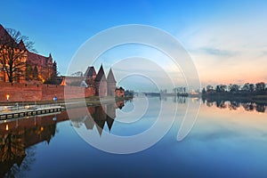 The Castle of the Teutonic Order in Malbork