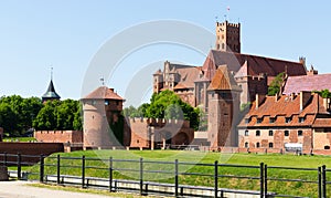 Castle of Teutonic Order in Malbork, Poland