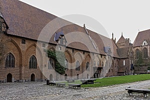 Castle of the Teutonic Order in Malbork, Pomerania, Poland