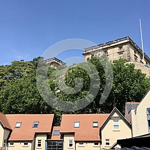 Castle at top hill, Nottingham