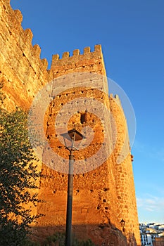 Castle tower in Bailen, Spain