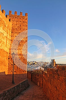 Castle tower in Bailen, Spain