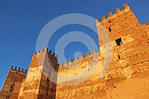 Castle tower in Bailen, Spain