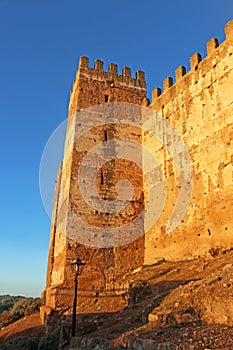 Castle tower in Bailen, Spain