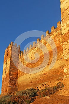 Castle tower in Bailen, Spain