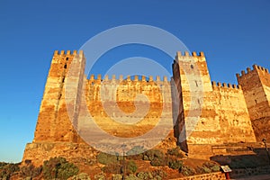 Castle tower in Bailen, Spain