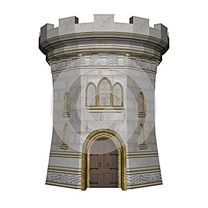 Castle tower - 3D render