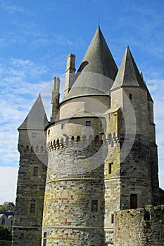 Castle tower in France