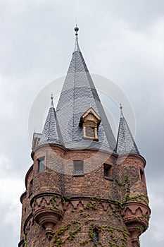 Castle tower hradec nad moravici czech republic