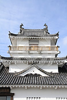 castle tower of Kitsuki castle in Oita