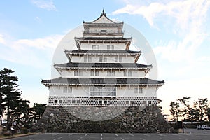 Castle tower of Shimabara castle in Nagasaki