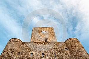 Castle tower in Termoli, Italy