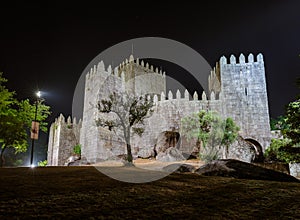 Castle in town Guimaraes - Portugal