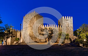 Castle in town Guimaraes - Portugal