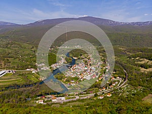 Castle in the town of Hrvatska Kostajnica. photo