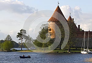 Castle in Trakai photo