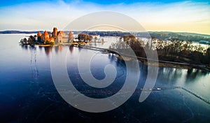 The castle of Trakai