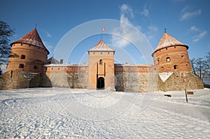 Castle in Trakai, Lithuania photo