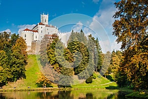 Castle Trakoscan in Croatia, built around 1334 as a Croatia's no