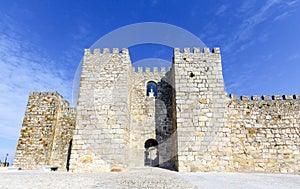 Castle of Trujillo, a medieval village in the province of Caceres