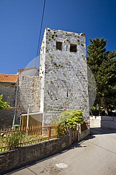 Castle turret in Turanj