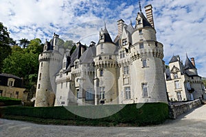 Castle of Usse, the famous Sleeping Beauty castle at Rigny-Usse, Indre-et-Loire